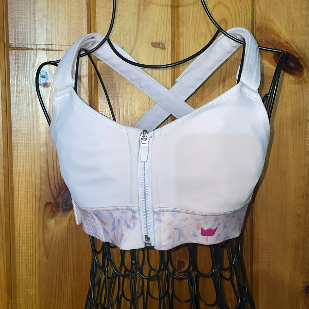 RARE Shefit Flex Medium Impact Sports Bra Size XS pink workout bra gym bra cute